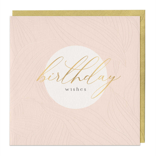 Luxury Card - LN024 - Elegance Birthday Wishes Luxury Card - Subtle Elegance Birthday Wishes Card - Whistlefish