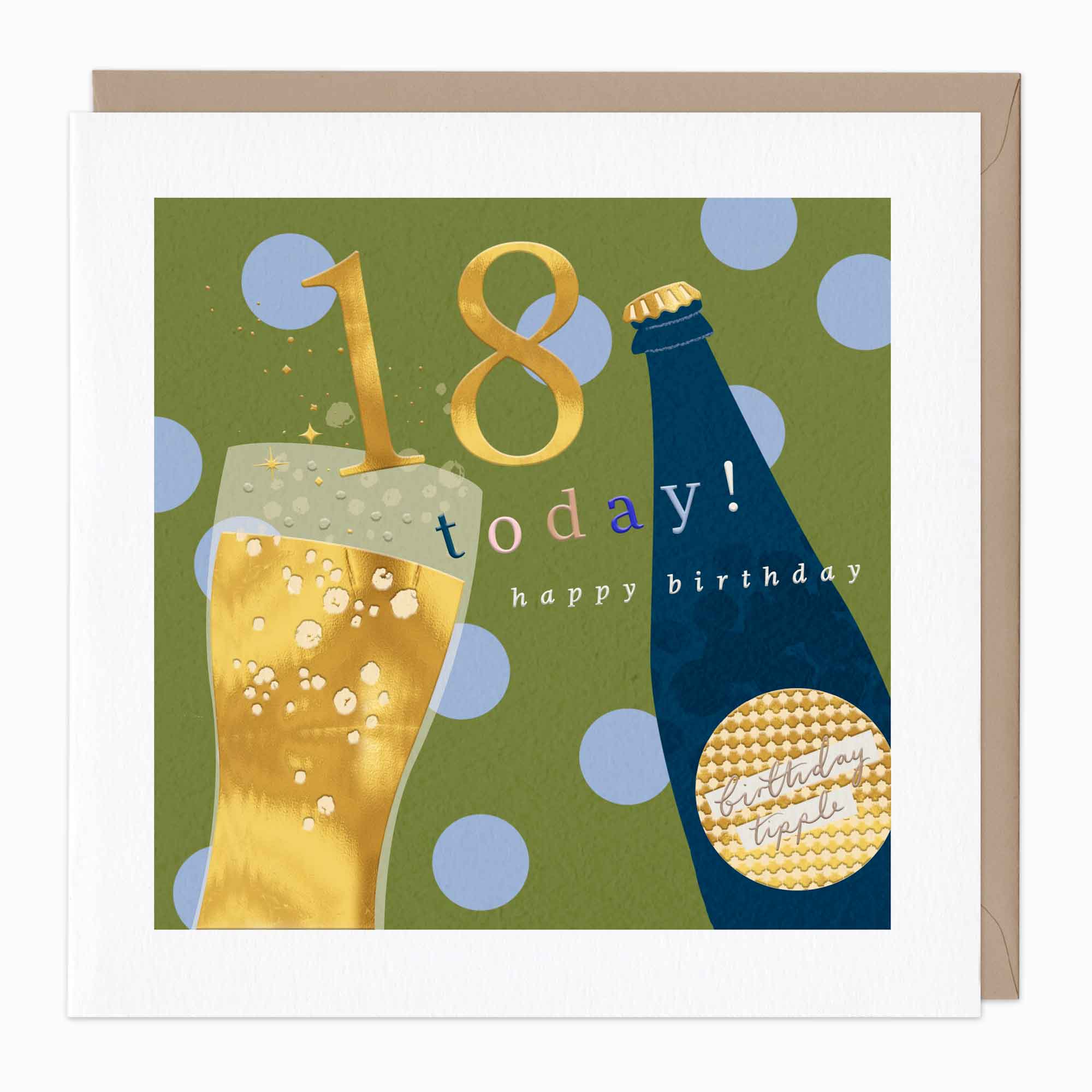 Luxury Card-LN143 - 18 Today Luxury Birthday Card-Whistlefish