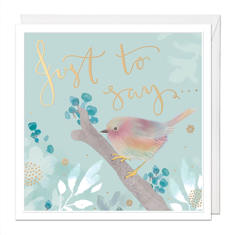 Luxury Card-LX038 - Just To Say Luxury Greeting Card-Whistlefish