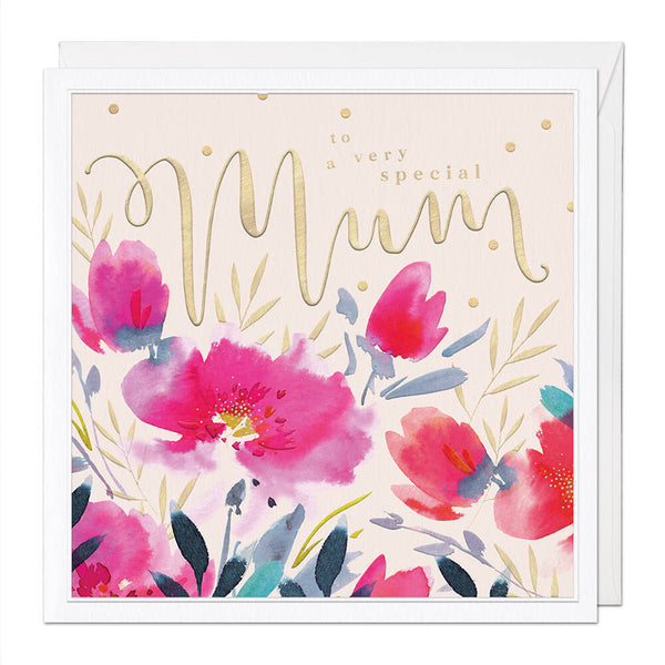 Luxury Card-LX067 - Special Mum Floral-Whistlefish