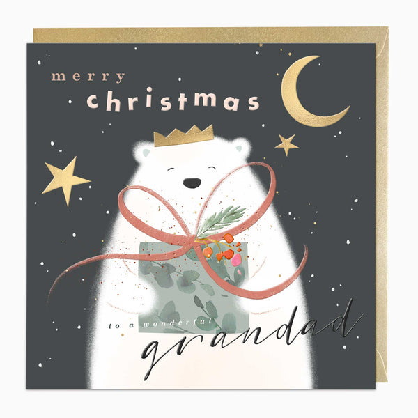 Luxury Christmas Card-LZ033 - Grandad Luxury Christmas Card-Whistlefish