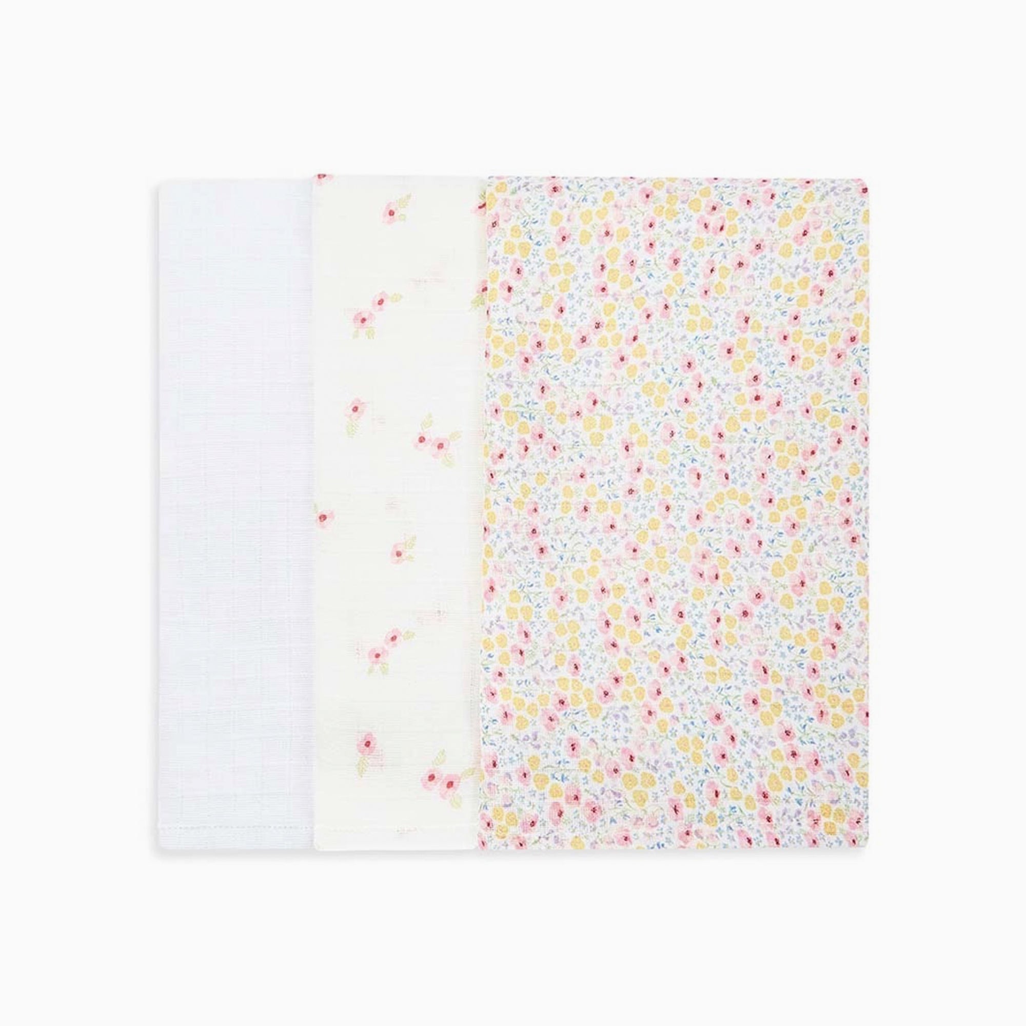 Organic Baby Muslins-MSQANE - Wildflower Set of 3 Organic Baby Muslins-Avery Row