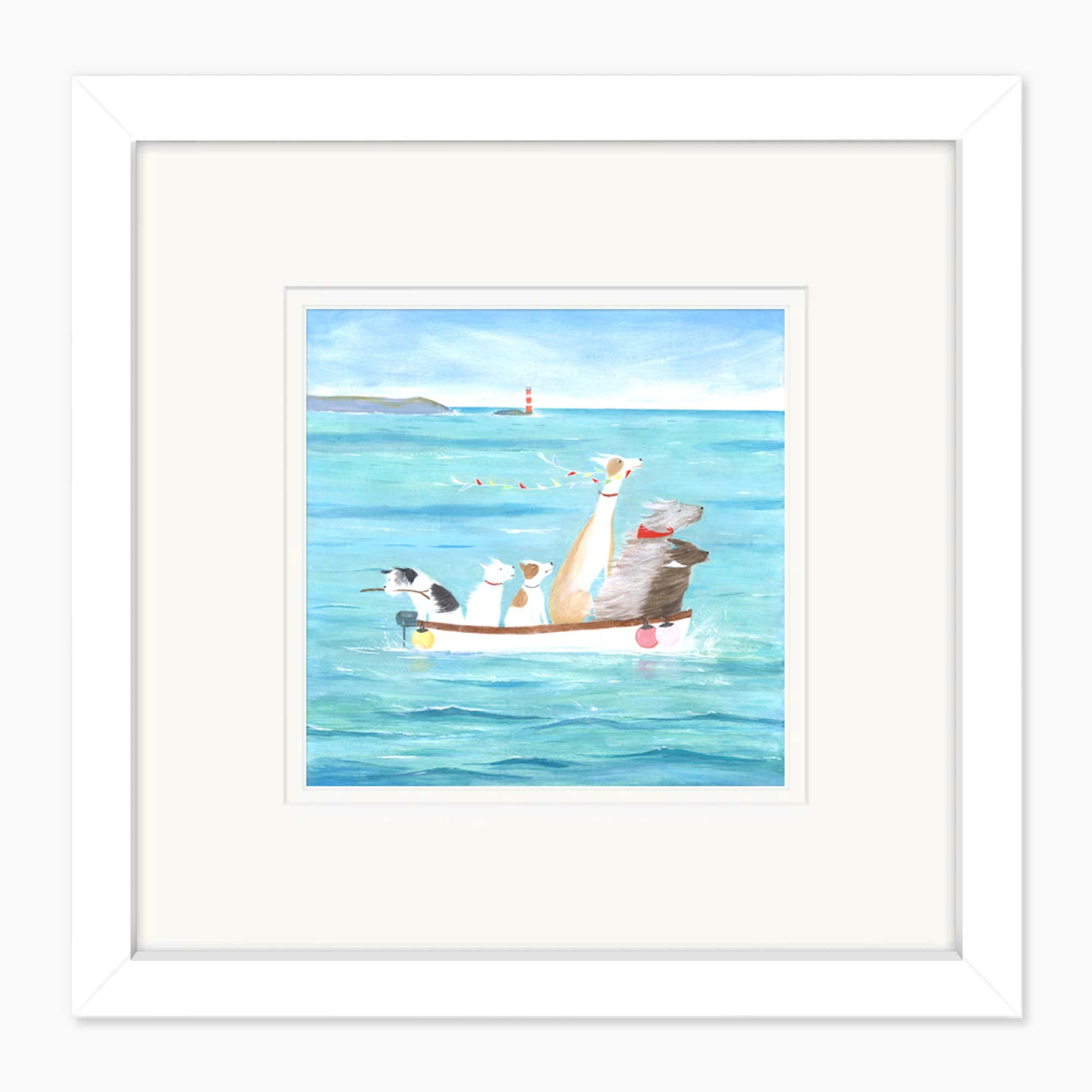 Mini Art-CD04 - Headwind Framed Card-Hannah Cole
