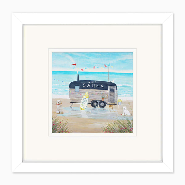 Mini Art-CD05 - Seasauna Framed Card-Hannah Cole