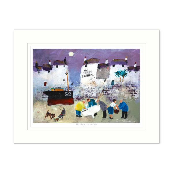 Mounted Print - GPT21M - Catch of the Day Large Mounted Print - Catch of the Day Large Mounted Print - Whistlefish