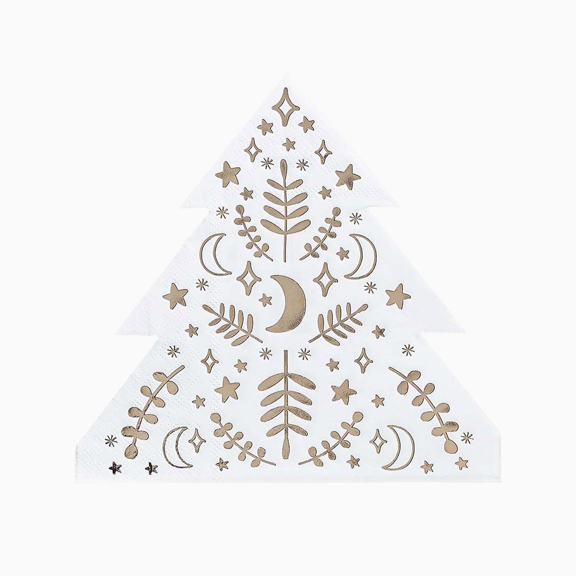 Napkin-HBFF103 - Christmas Tree Paper Napkins-Hootyballoo
