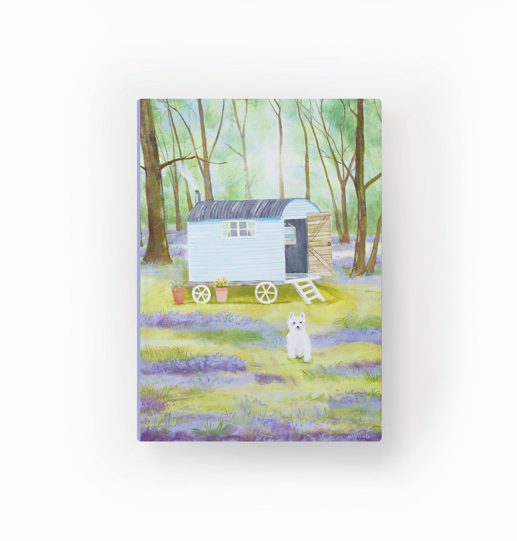 Notebook-HCNB07 - Westie in the Woods Notebook-Hannah Cole
