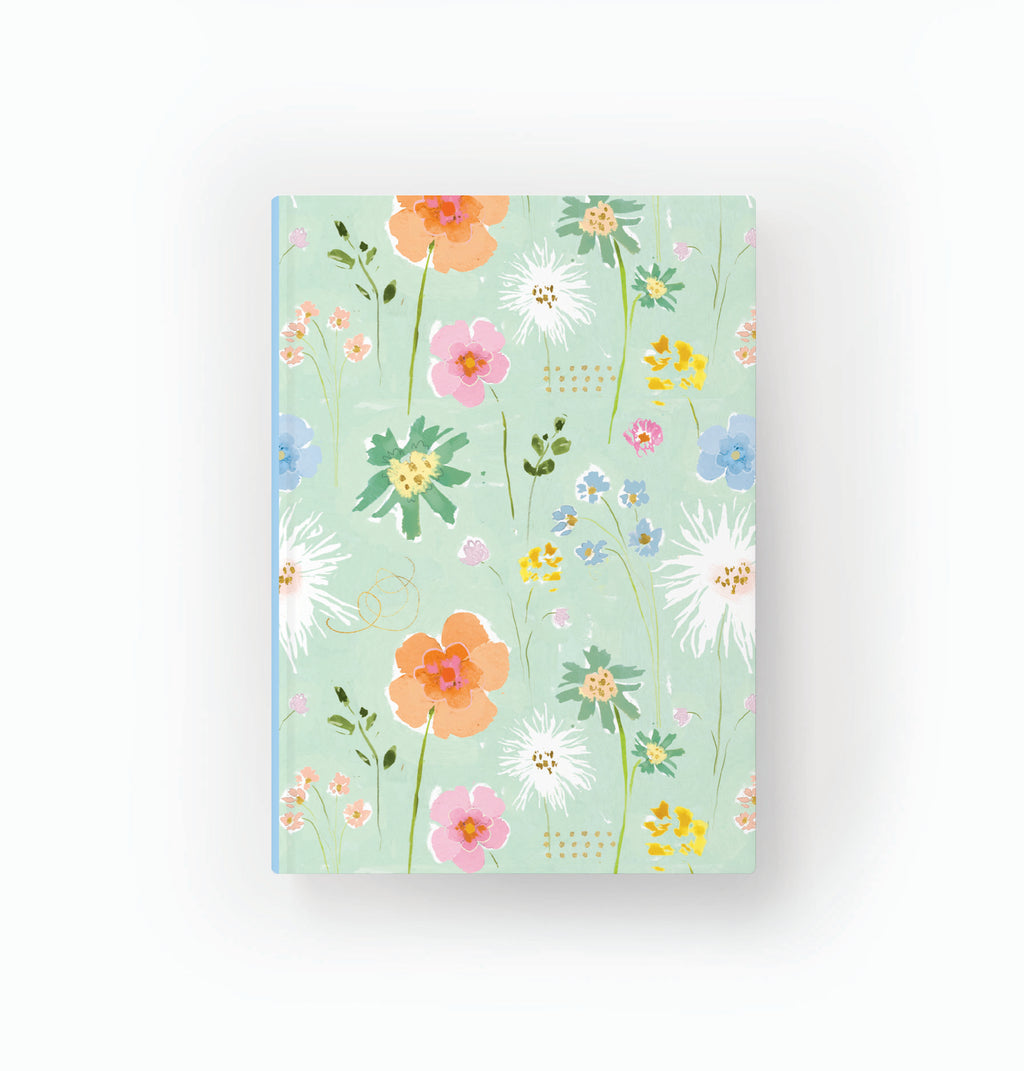 Notebook-WNB47 - Mint Meadow Notebook-Whistlefish