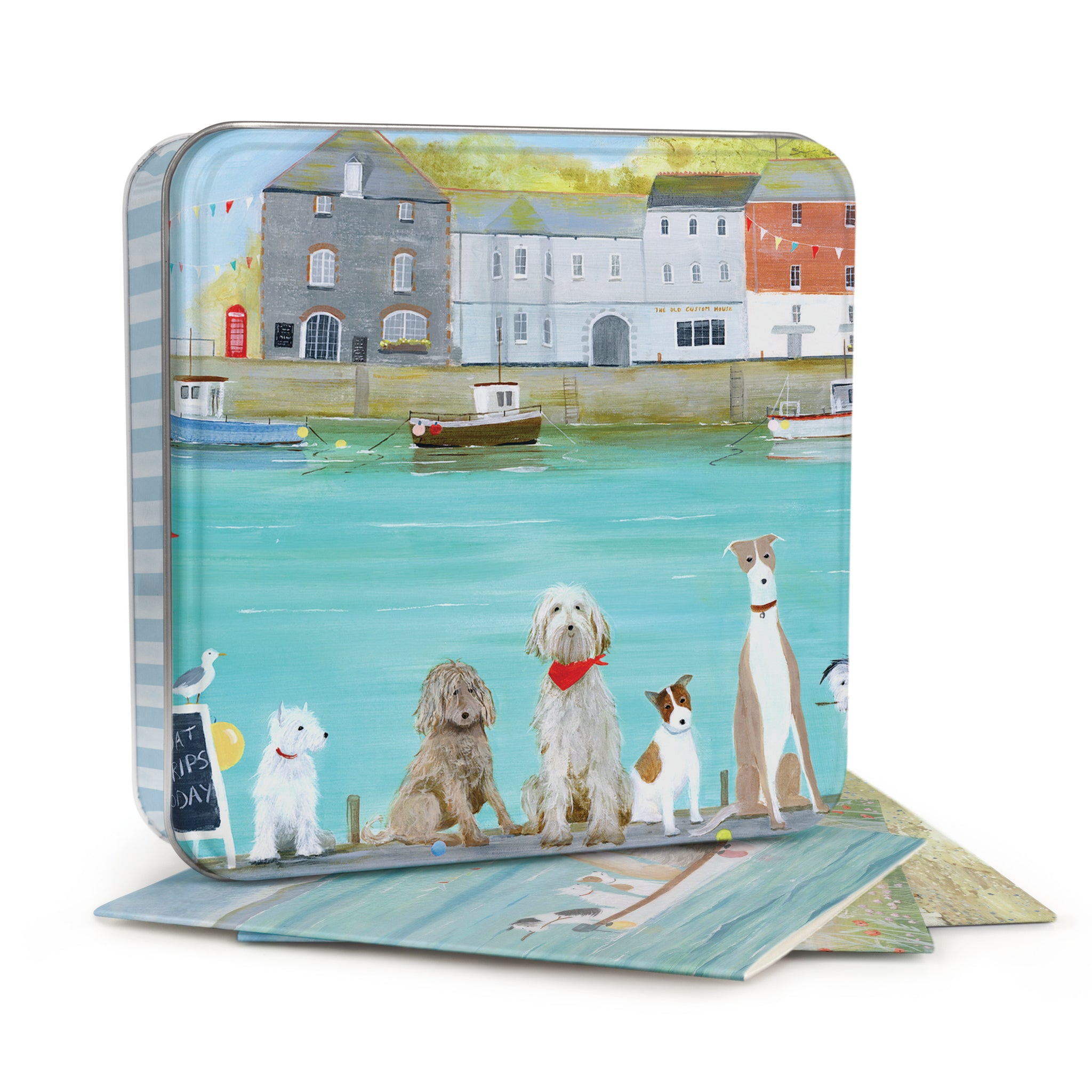 Notelet Tin-HC01NT - Boat Trip Notelet Tin-Hannah Cole