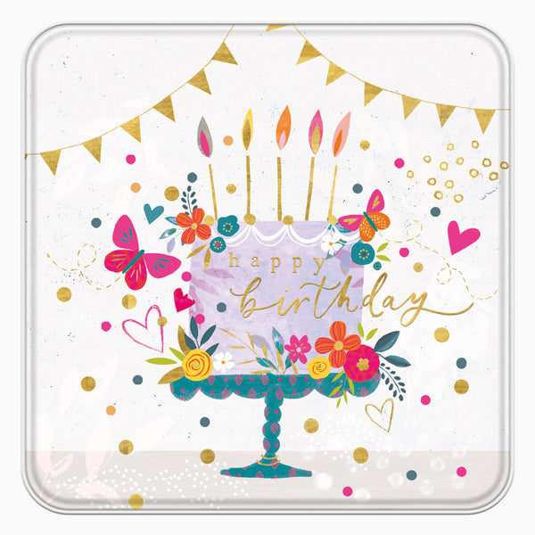 Notelet Tin-MWT64 - Now Let's Eat Cake Notelet Tin-Whistlefish
