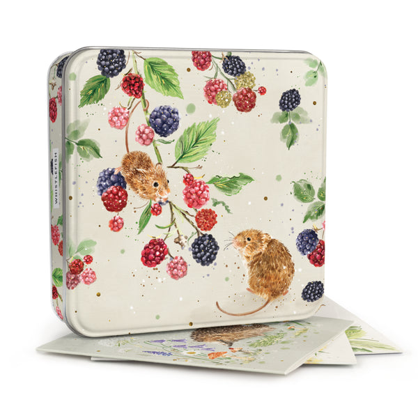 Notelet Tin-MWT77 - Countryside Charm Filled Notelet Tin-Whistlefish