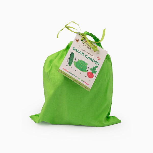 Grow Your Own Gift bag-OBSaladGarden - Salad Garden Gift Bag-Gardening for Kids