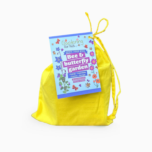 Grow Your Own Gift bag-OBbeebutterflygarden - Bee and Butterfly Gift Bag-Gardening for Kids