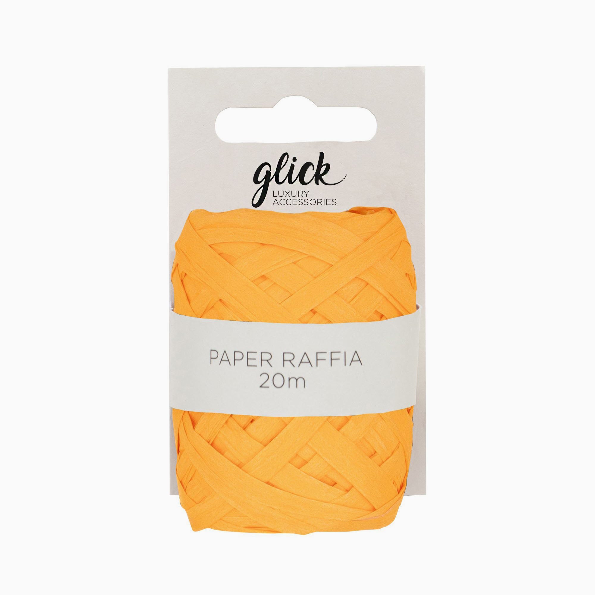 Paper Raffia-PR45 - Neon Orange Paper Raffia-Glick