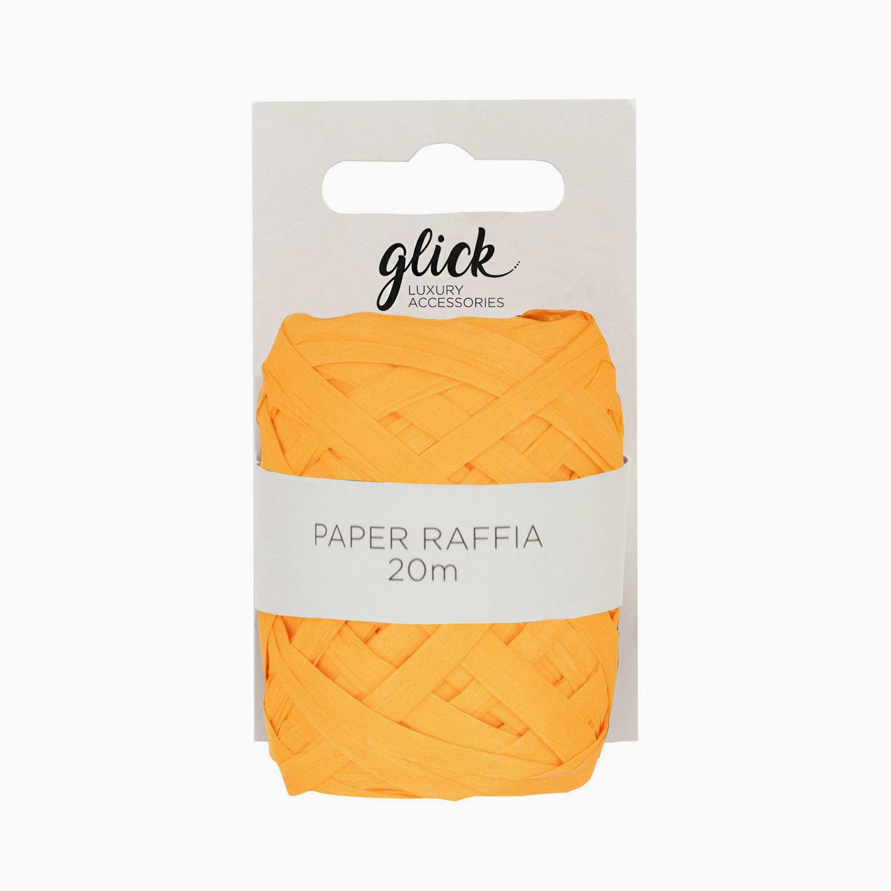 Paper Raffia-PR45 - Neon Orange Paper Raffia-Glick