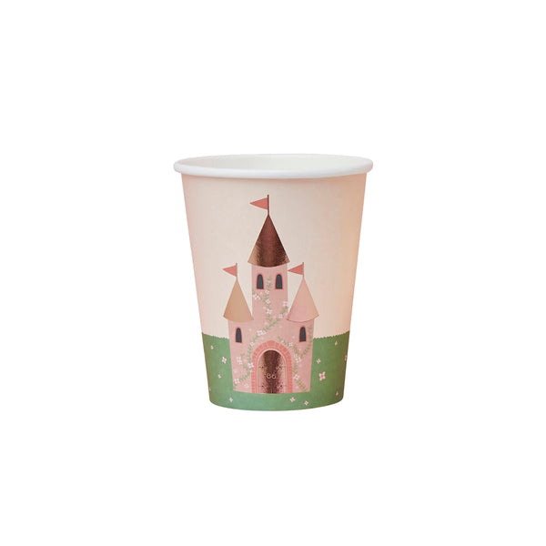 Paper Cups - HBLP110 - Castle Paper Cup 8pcs - Castle Paper Cup 8pcs - Whistlefish
