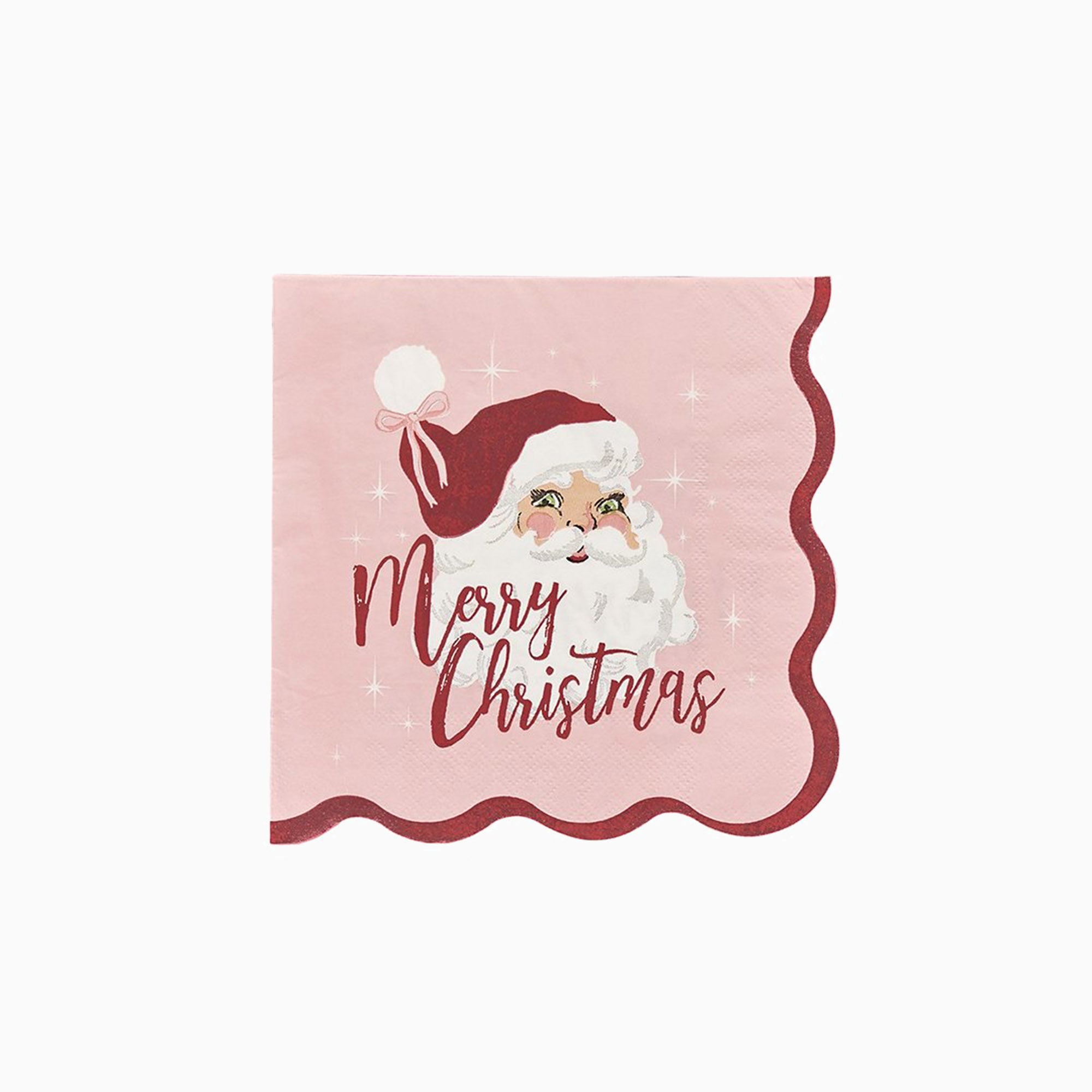 Paper Napkins-HBSB212 - Vintage Santa Paper Napkins-Hootyballoo