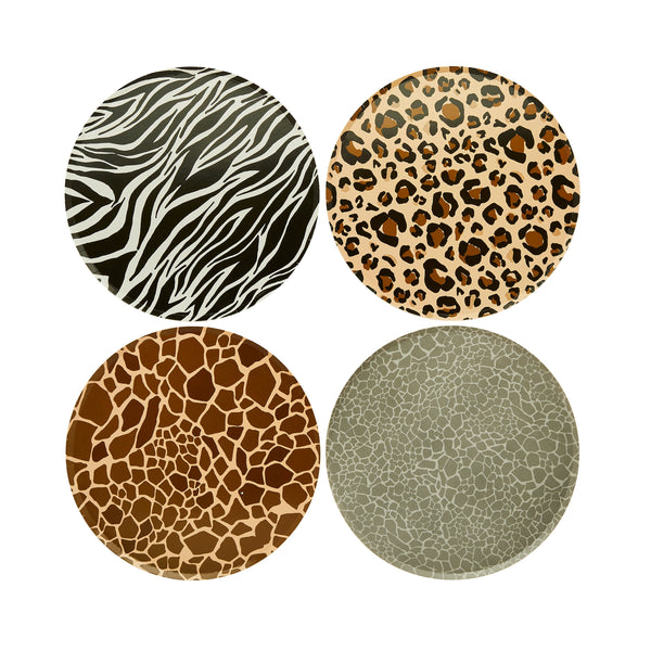 Paper Plates - HBPA104 - Animal Print Paper Plates - Animal Print Paper Plates - Whistlefish