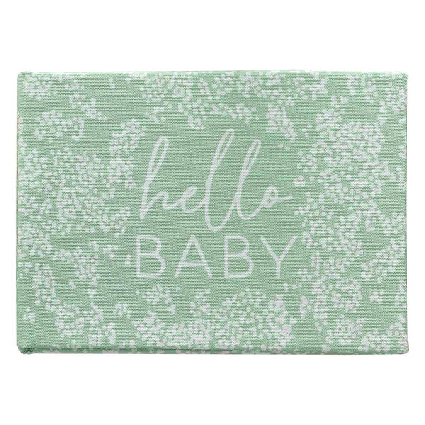 Photo Album - FLB-107 - 'Hello Baby' Fabric Baby Photo Album - Hello Baby Fabric Baby Photo Album - Whistlefish