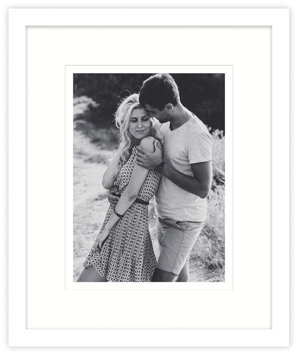 Photo Frame-AF01F - 6 x 8 inch White Photo Frame-Whistlefish