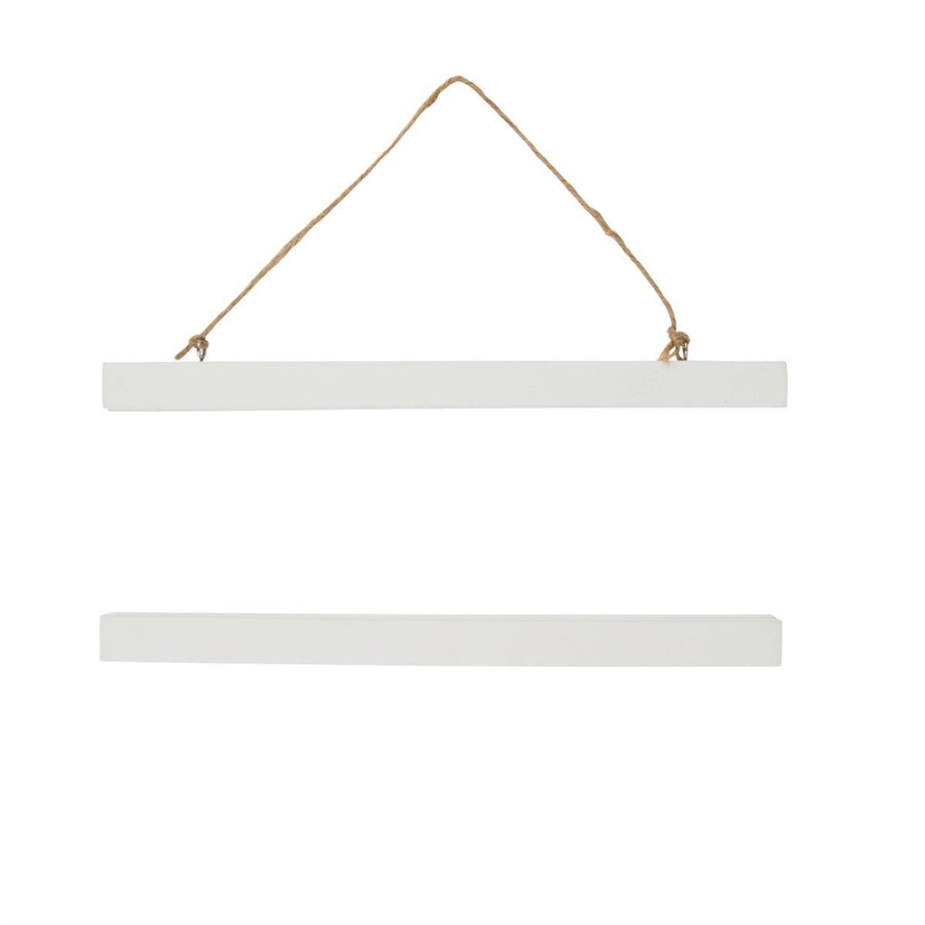 Poster Hanger-HEART507 - White Medium Magnetic Poster Hanger-Whistlefish