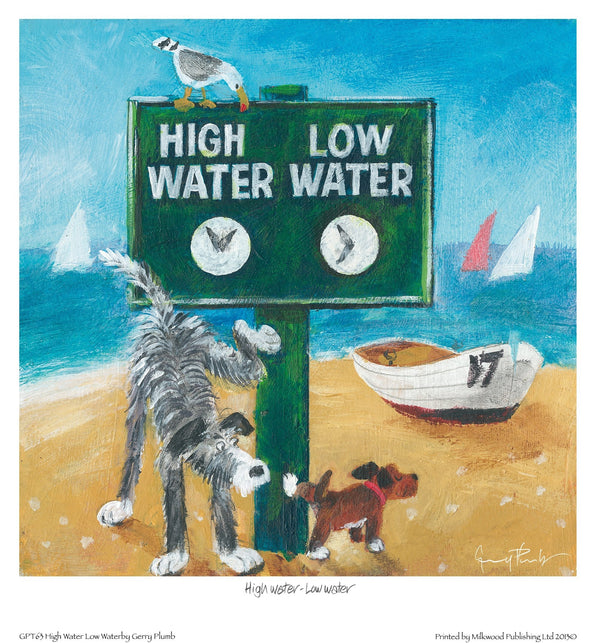 Print-GPT63P - High Water Low Water Print-Whistlefish