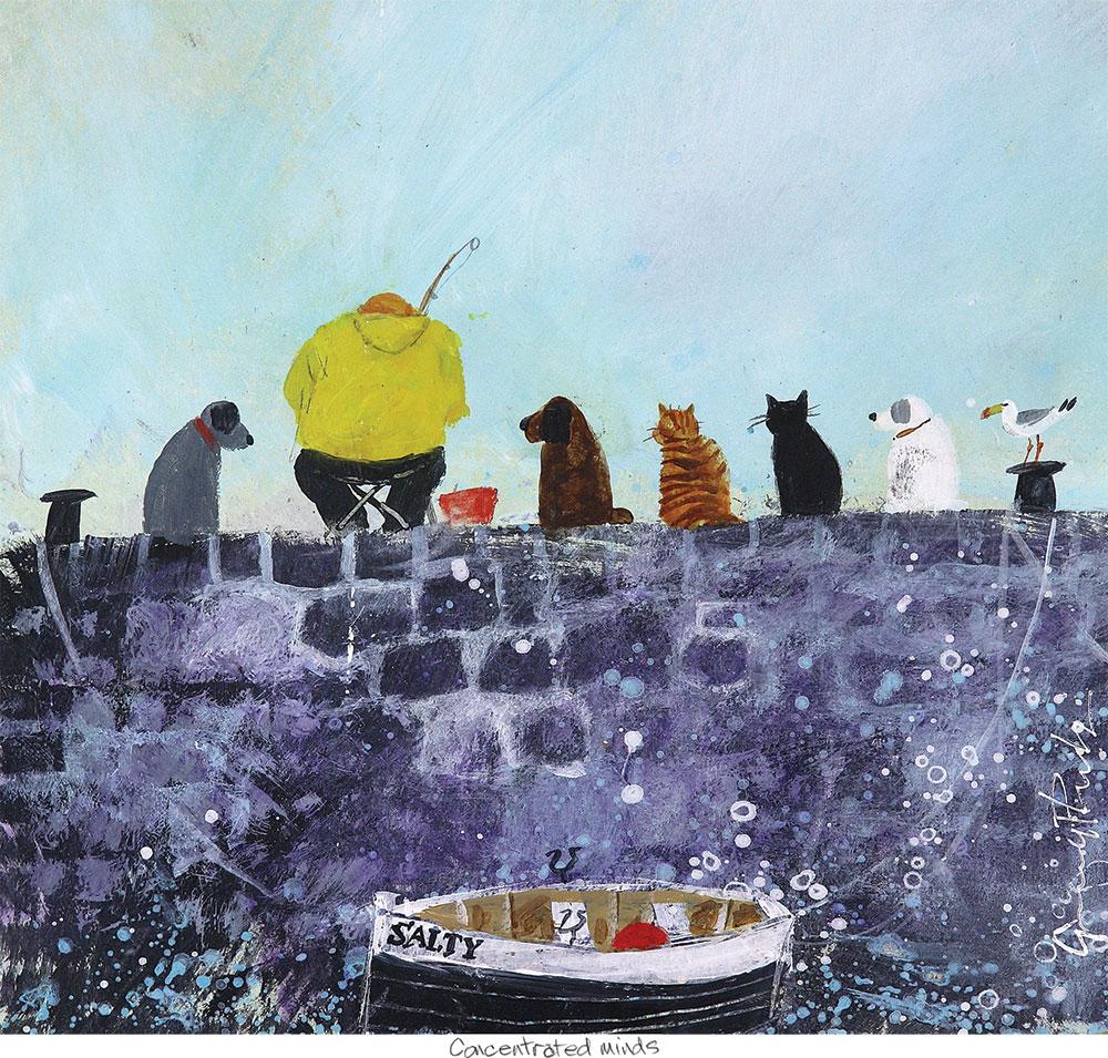 Print-GPT75P - Concentrated Minds Art Print-Whistlefish