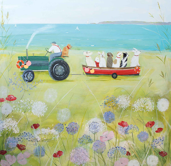 Print-HC303P - Wind In Their Ears Art Print-Hannah Cole