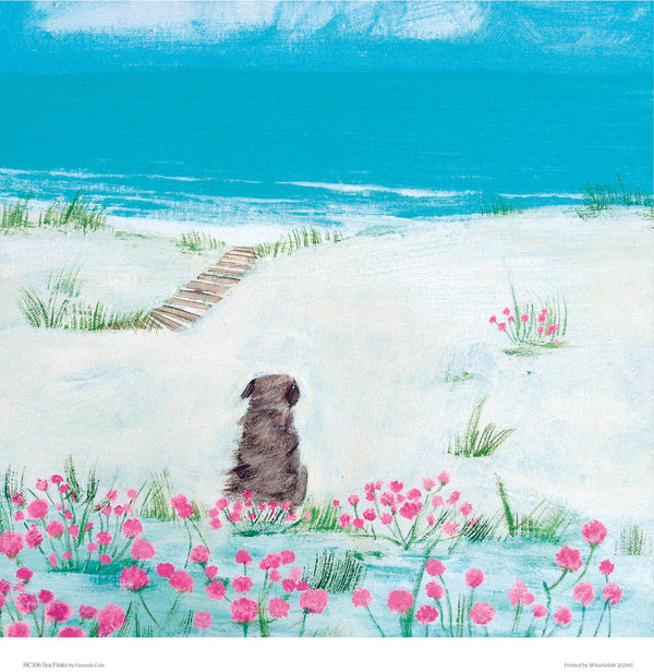 Print-HC306P - Sea Pinks Art Print-Hannah Cole