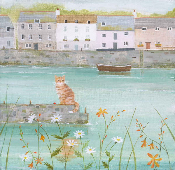 Print-HC316P - Harbour Wall Art Print-Hannah Cole