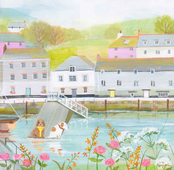 Print-HC318P - Slipway Art Print-Hannah Cole