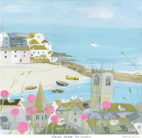 Print-HC327P - Above The Harbour Art Print-Hannah Cole