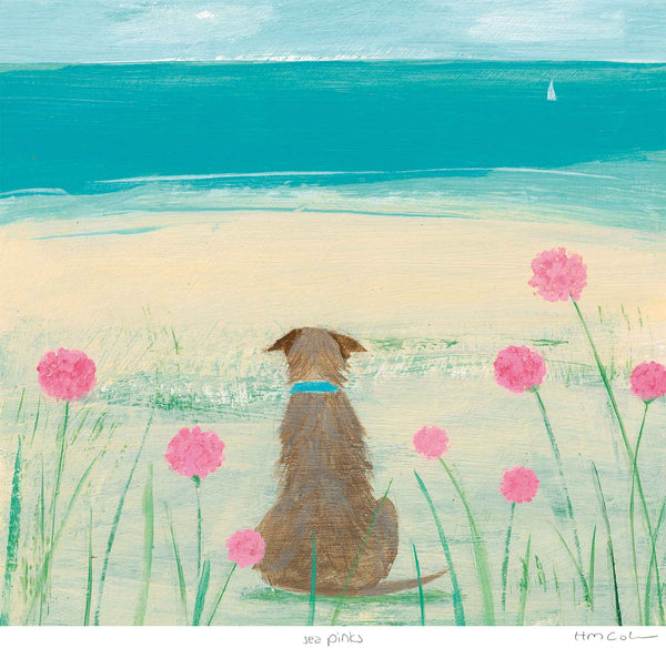 Print-HC329P - Among The Sea Pinks Art Print-Hannah Cole
