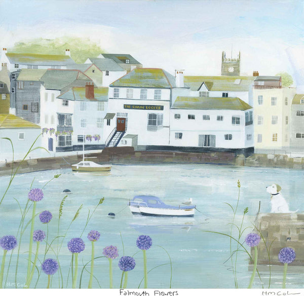 Print-HC335P - Falmouth Flowers Art Print-Hannah Cole