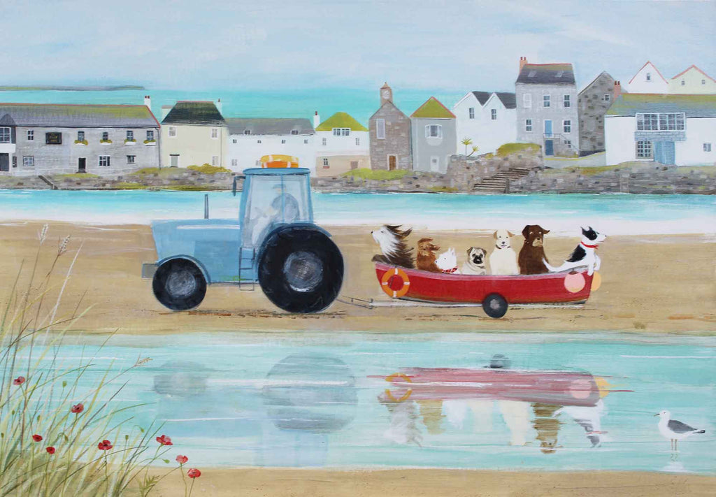 Print-HC340P - Beach Trip Art Print-Hannah Cole