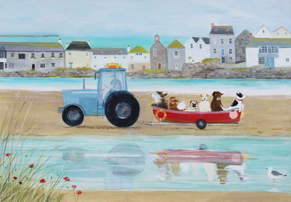 Print-HC340P - Beach Trip Art Print-Hannah Cole