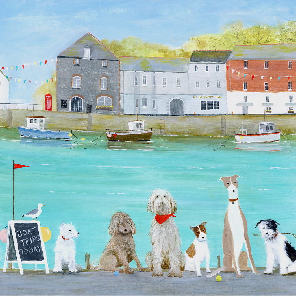 Print-HC358P - Boat Trip Art Print-Hannah Cole