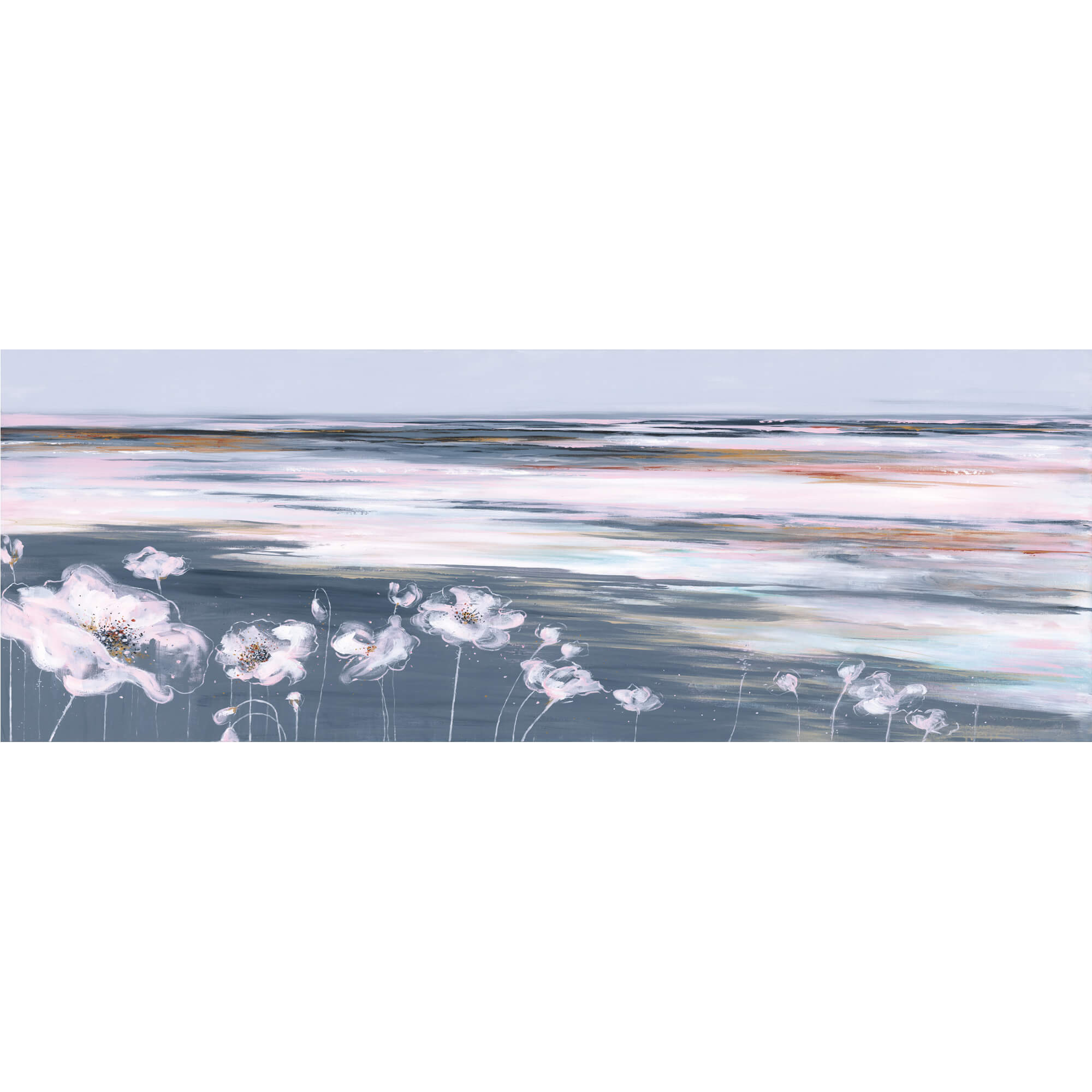 Print-IC230P - Pink Poppies Art Print-Whistlefish