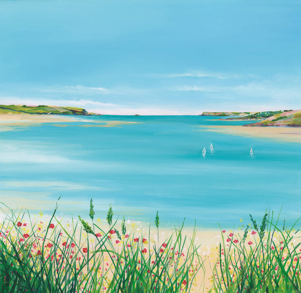 Print-IC235P - Camel Estuary Art Print-Whistlefish