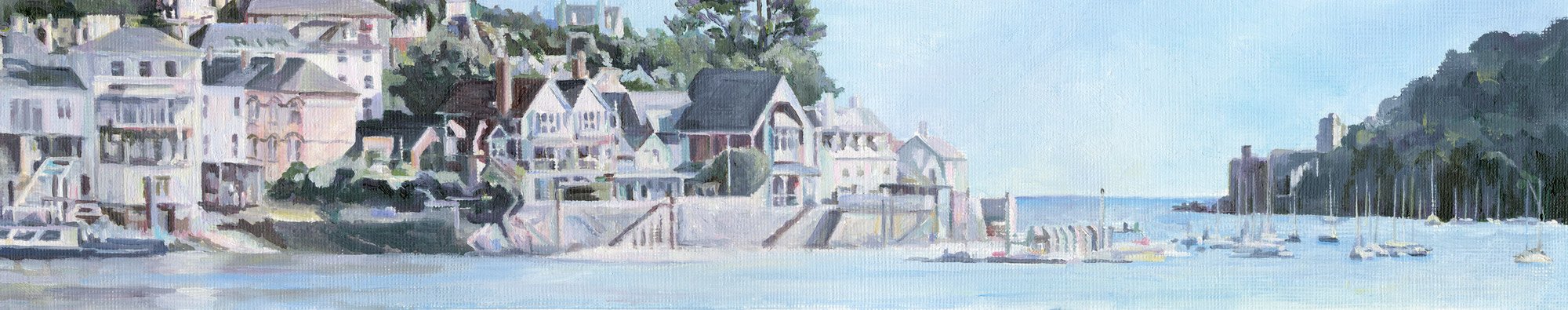 Print-IC70P - Dartmouth Castle Art Print-Whistlefish