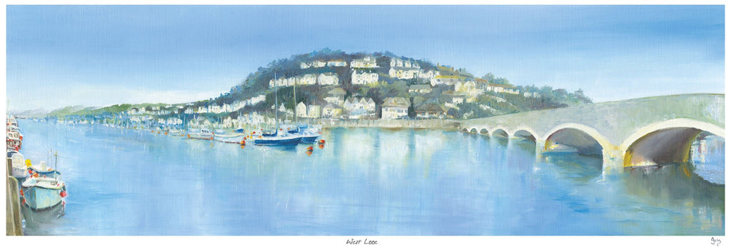 Print-IC97P - West Looe Art Print-Whistlefish