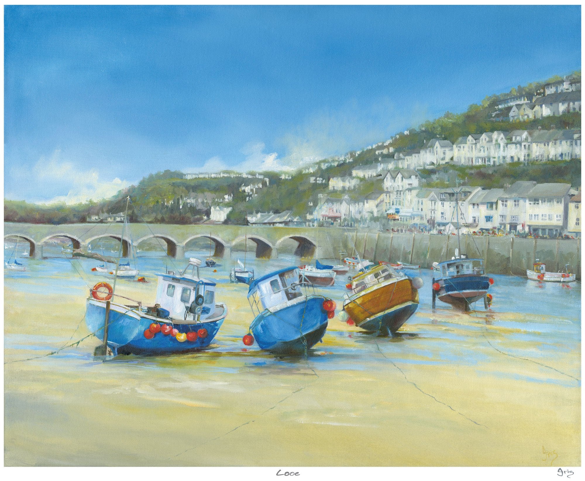 Print-IC98P - Looe Art Print-Whistlefish
