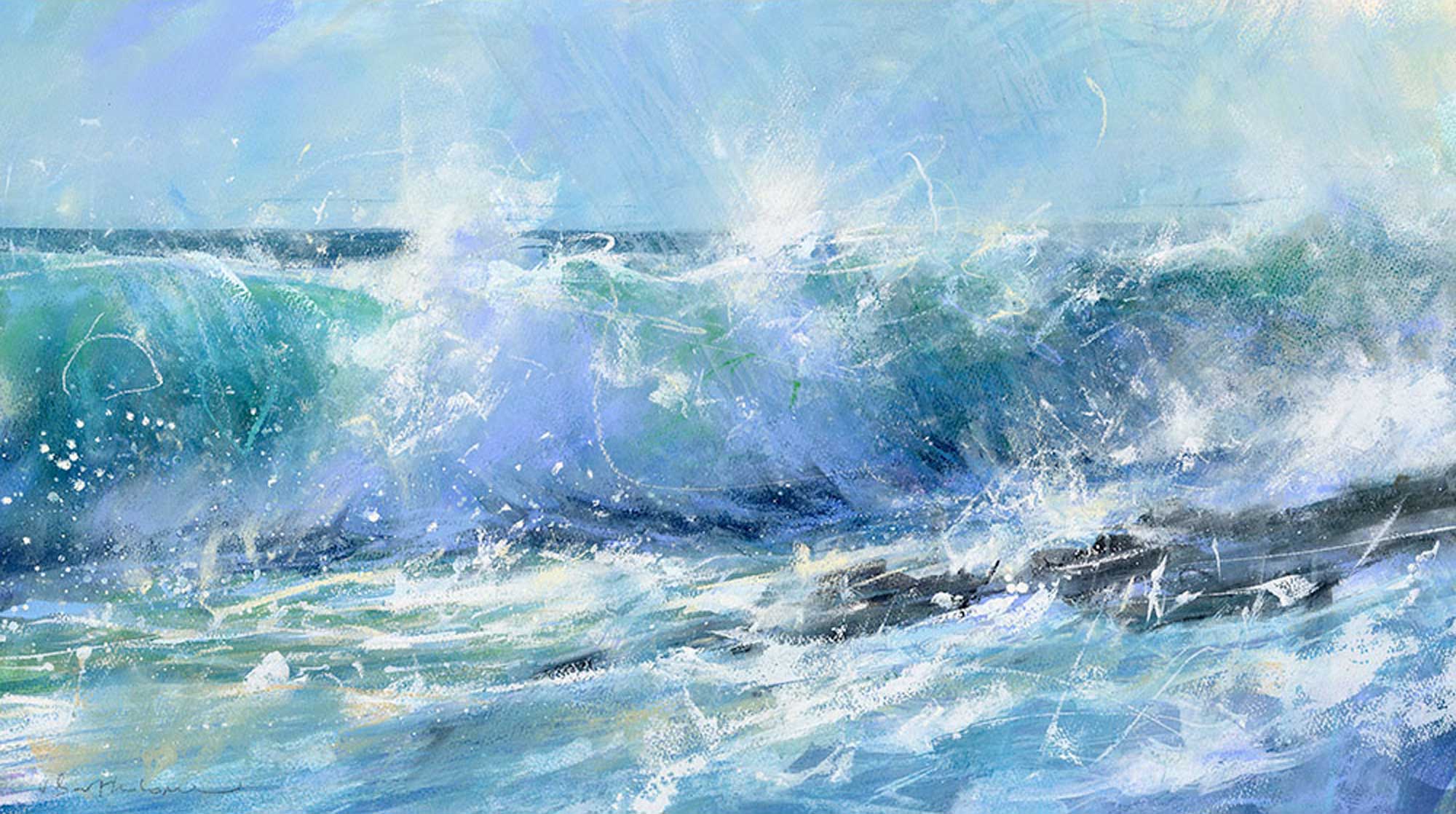 Print - BART74P - Zawn Reath Breaker Art Print - Slea Head Breakers Art Print - Whistlefish