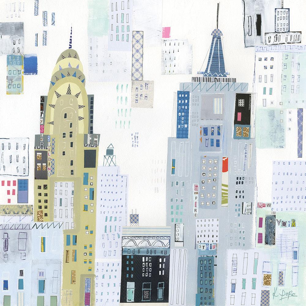 Print-LP129P - Empire State Building New York Art Print-Whistlefish