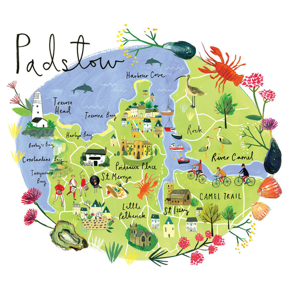 Print-RC19P - Padstow Art Print-Whistlefish