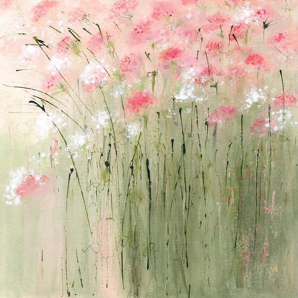 Print-SF68P - Summer Pinks Small Floral Art Print-Whistlefish