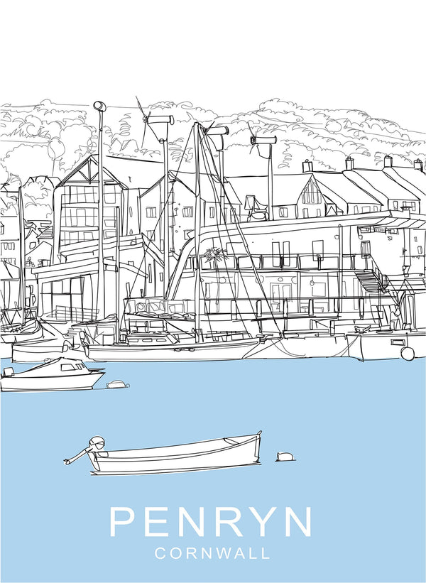 Print-SH37P - Penryn Travel Print-Whistlefish