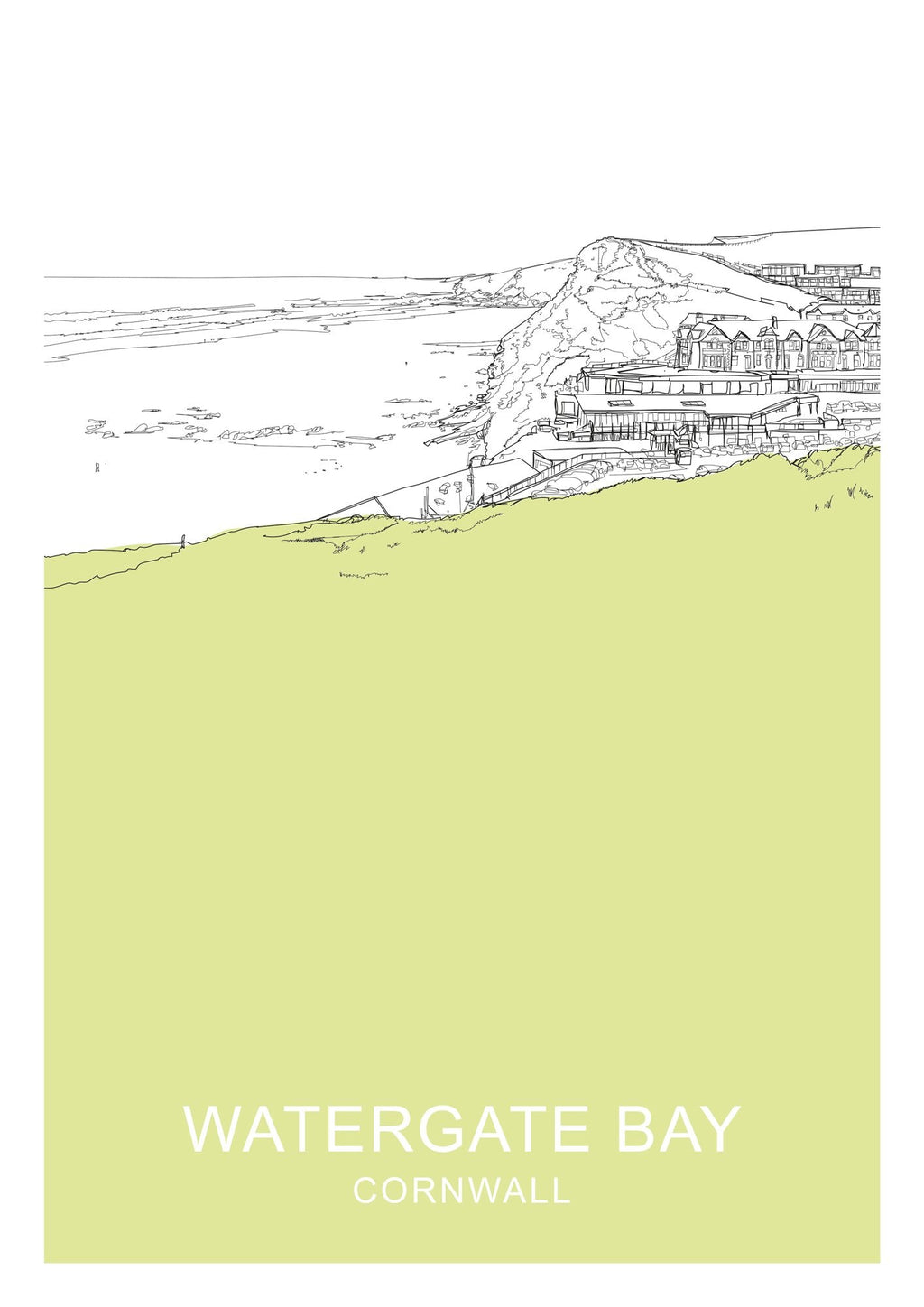 Print-SH54P - Watergate Yellow Print-Whistlefish