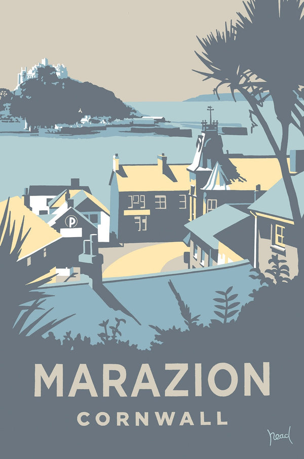 Print-SR41P - Marazion Art Print-Whistlefish