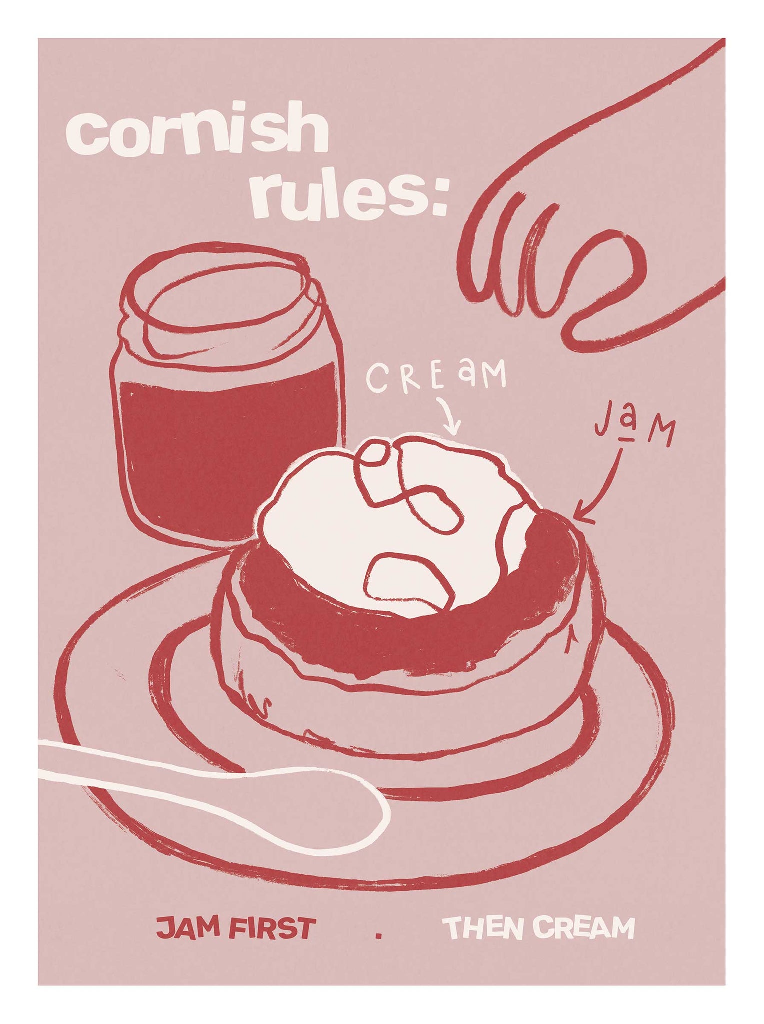 Print-WF1075P - Cornish Rules Art Print-Whistlefish